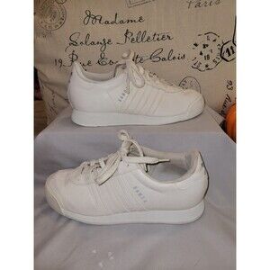 adidas Samoa Cream Ivory White Sneaker Shoe Womens 5.5 PYV 702001